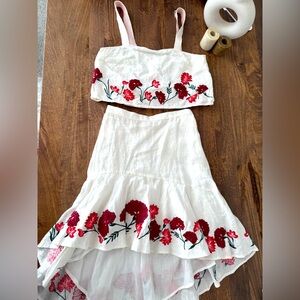 Club Monaco skirt and crop top set - Xs - never worn
